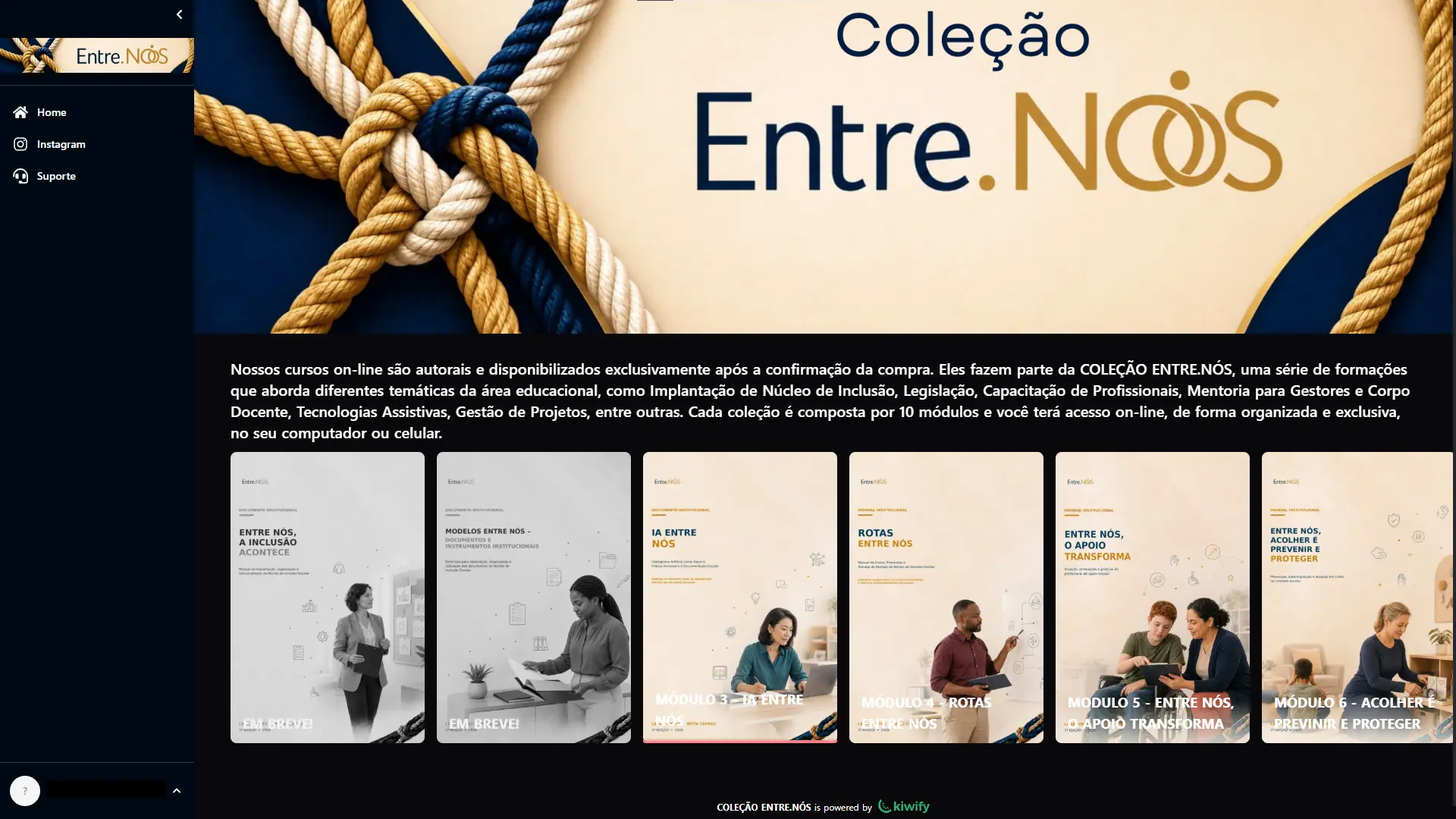 Imagem ilustrativa da Coleção Entre.Nós